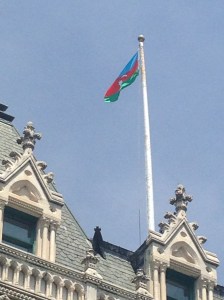 Azerbaijani Flag in CT