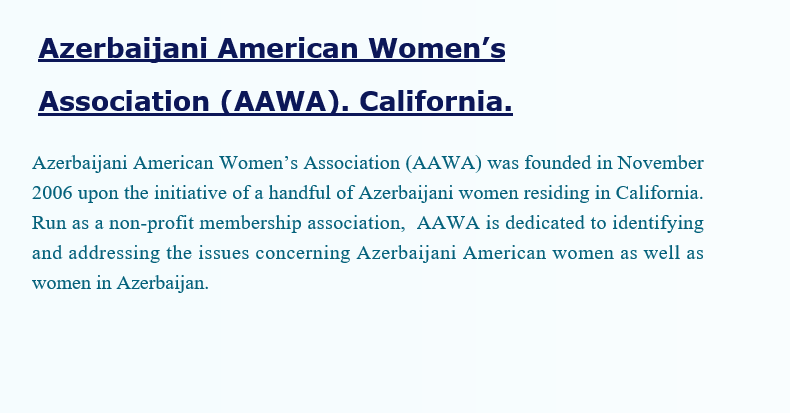 Azerbaijani American Womens Association