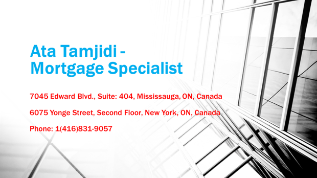 Ata Tamjidi - Mortgage Specialist